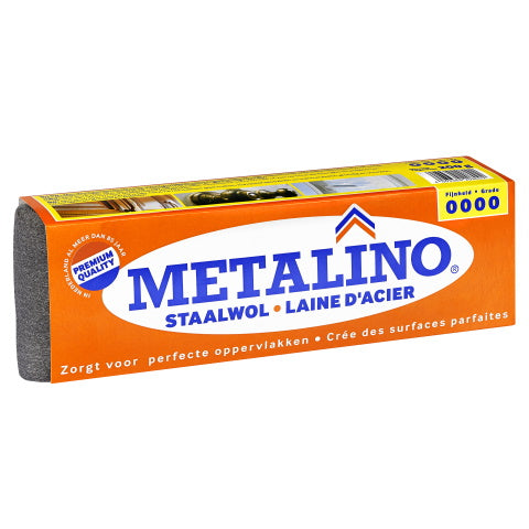 Metalino 0000 superfijne staalwol 200 gram voor auto detailing