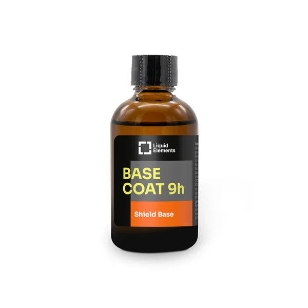 Liquid Elements Base Coat 9H keramische coating in kleine zwarte fles