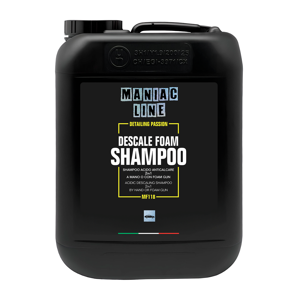 Maniac Line Descale Foam Shampoo zure autoshampoo 5 liter MF118