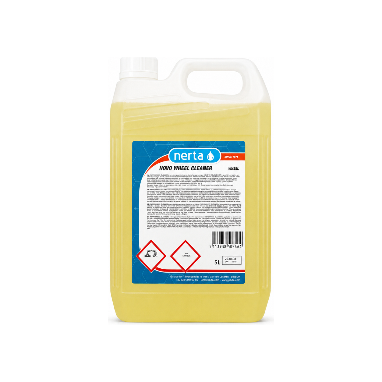 Nerta Novo Wheel Cleaner | Alkalischer Felgundreiniger 5 Liter 5L