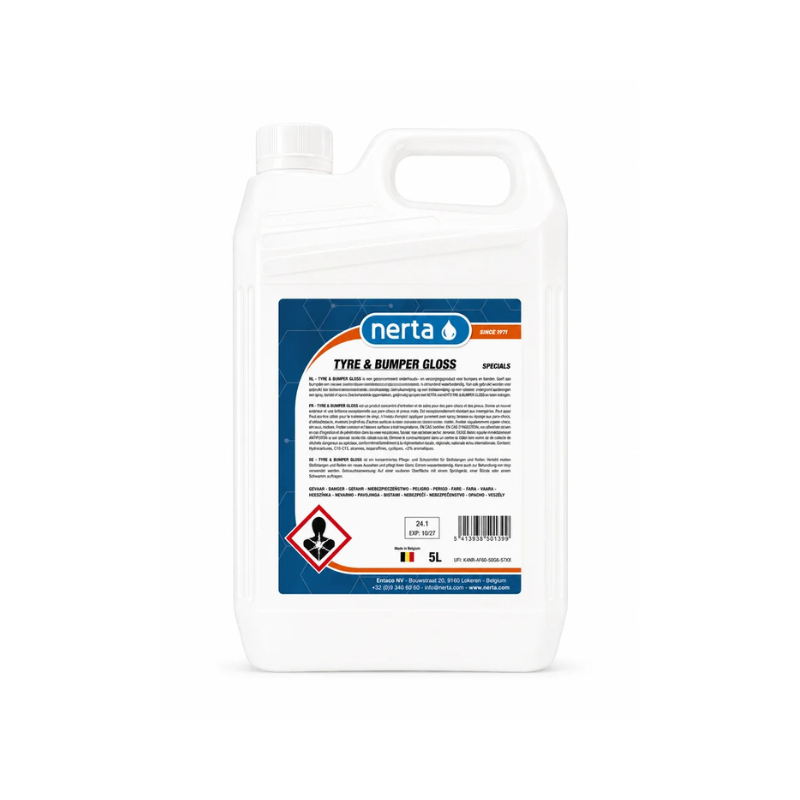 Nerta Tyre & Bumper Gloss 5L voor banden en kunststof
