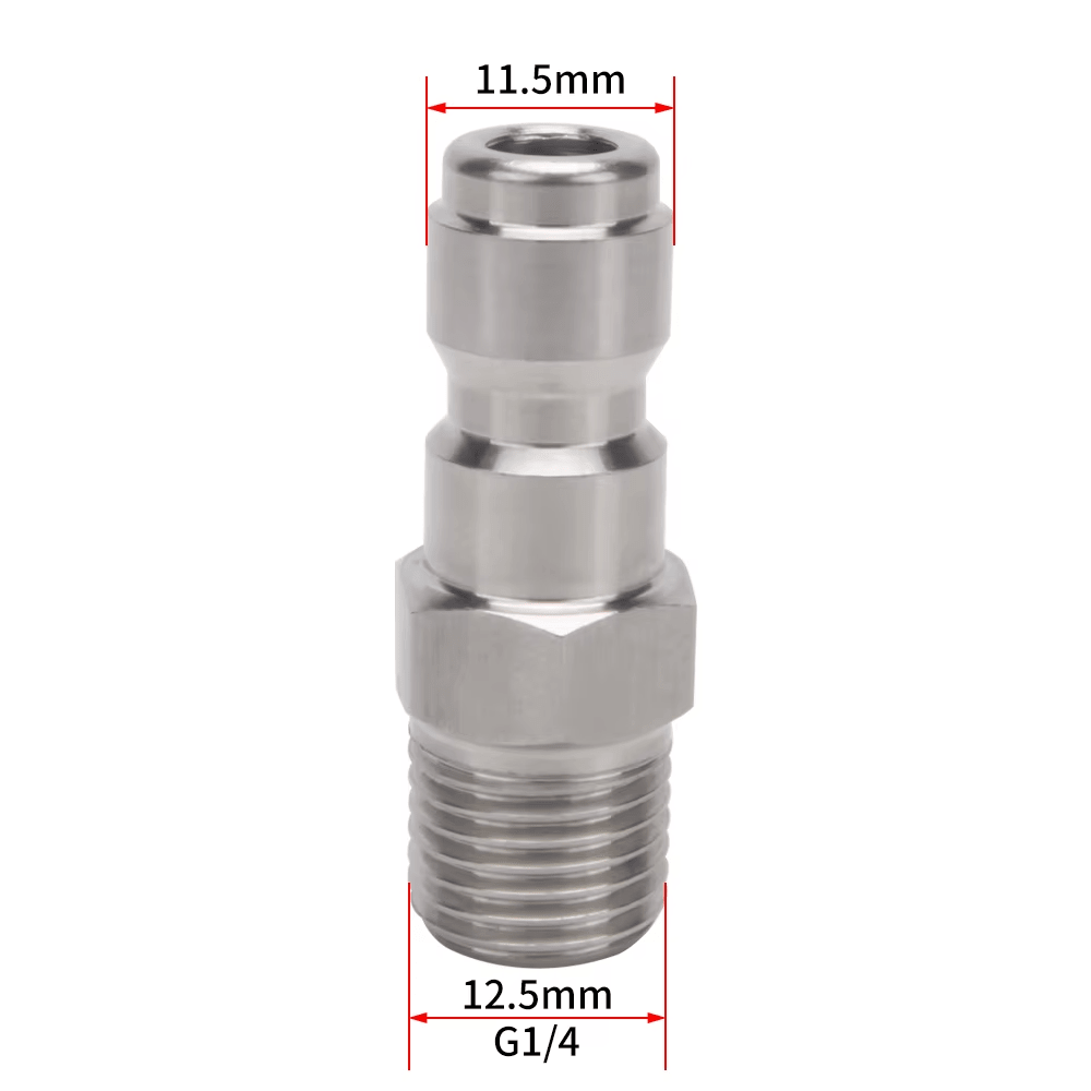 RVS Quick Connect Adapter – G1/4" (M) - De Detailshop