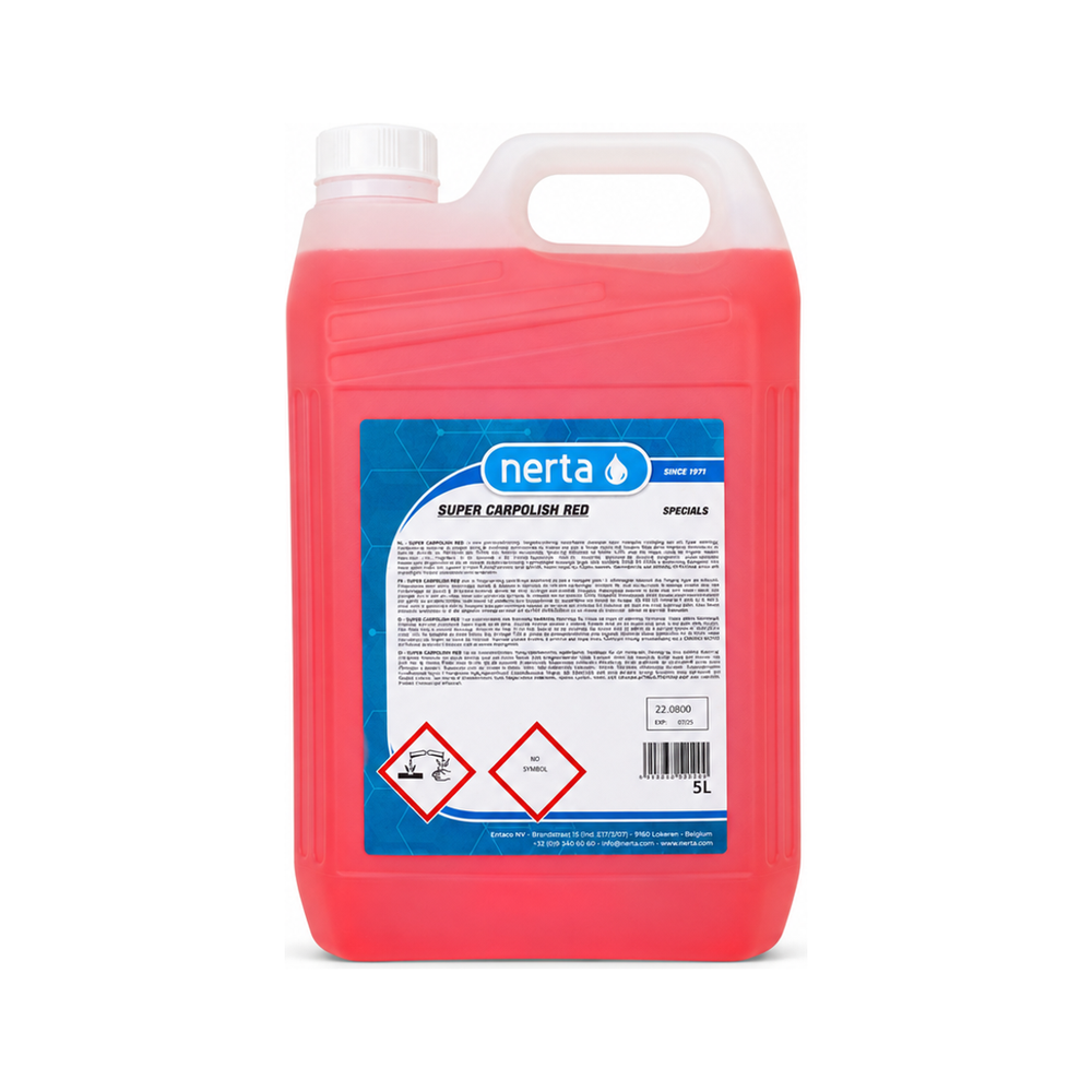 Nerta Super Carpolish Red 5L jerrycan