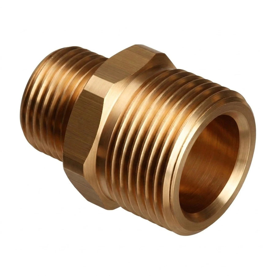 3/8 inch naar M22 mannelijk messing connector - De Detailshop