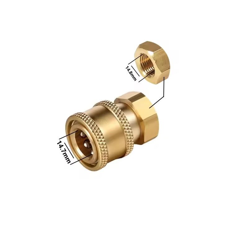 3/8 (V) naar 14.8 mm (V) Adapter - De Detailshop