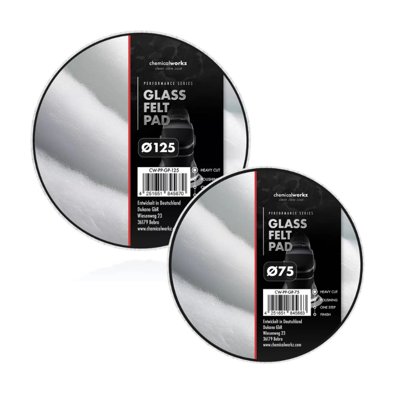 ChemicalWorkz® Glass Felt Performance Pad Glaspolijstpad productafbeelding