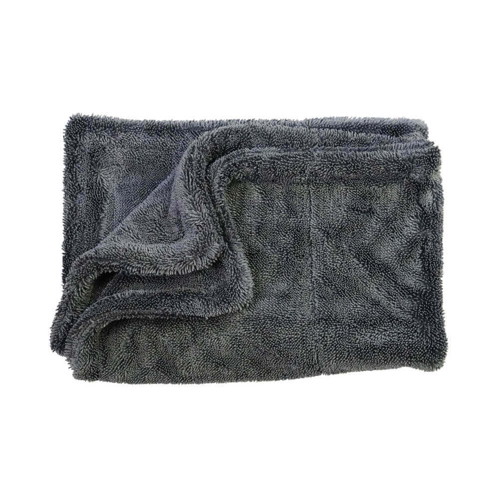 Detailshop Twisted Loop Drying Towel in een leuchtende Farbe, ontworpen für snel und efficiënt drogen von voertuigen, mit een innovatieve Twisted Loop-weeftechniek.