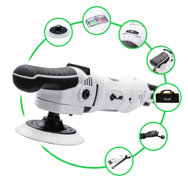 Liquid Elements polijstmachine met snelheidsregeling 1000-3000 RPM