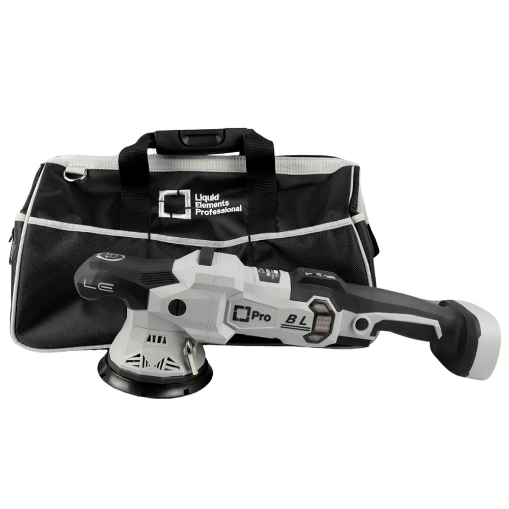 Liquid Elements A4500 pro excentrische polijstmachine met 15 mm uitslag op accu met opbergtas