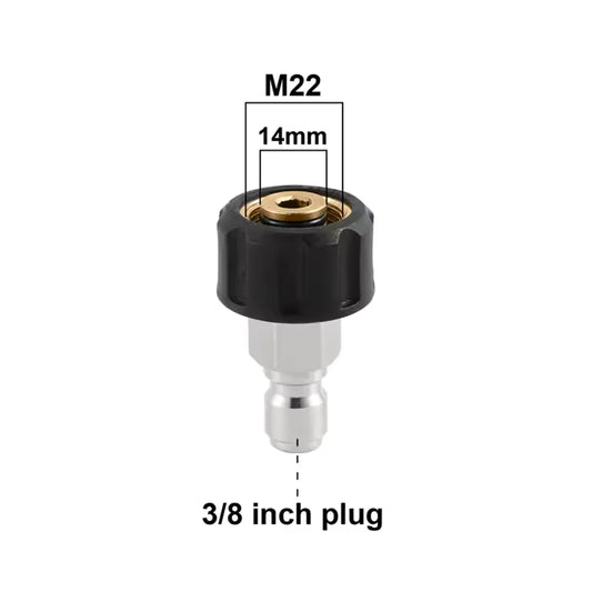 M22 (V) - 3/8 Quick Connect (M) adapter