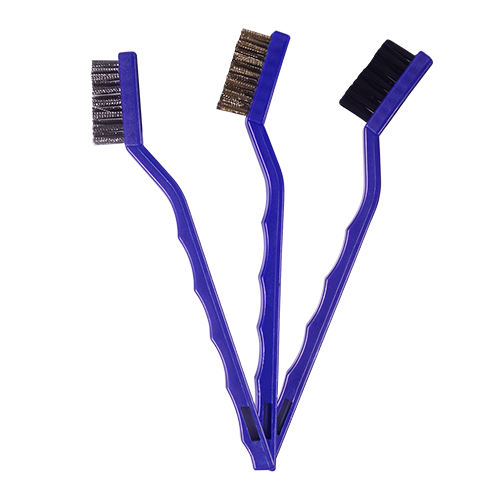 Vonixx detailborstels set van 3 nylon messing rvs