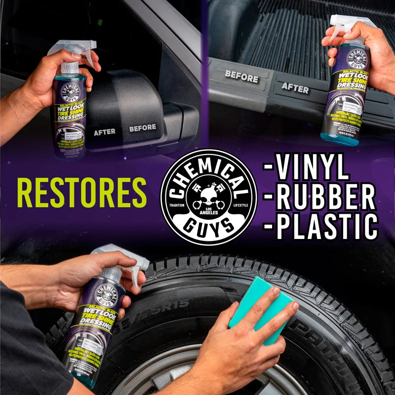 Chemical Guys Galactic Black Wet Tire Shine Dressing