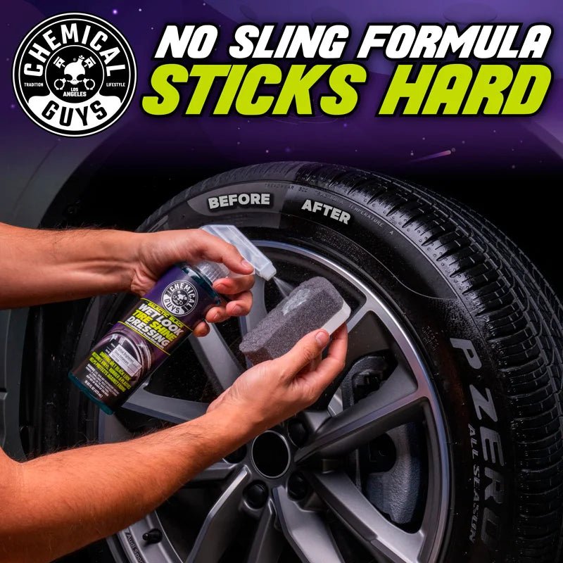 Chemical Guys Galactic Black Wet Tire Shine Dressing - De Detailshop