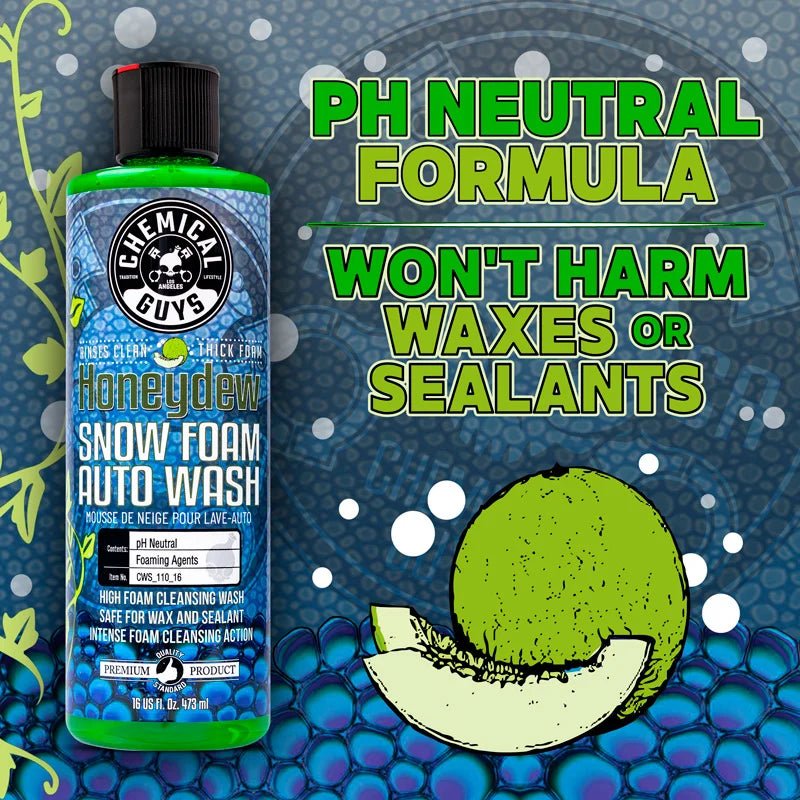 Chemical Guys Honeydew Snow Foam Auto Wash Cleanser - De Detailshop