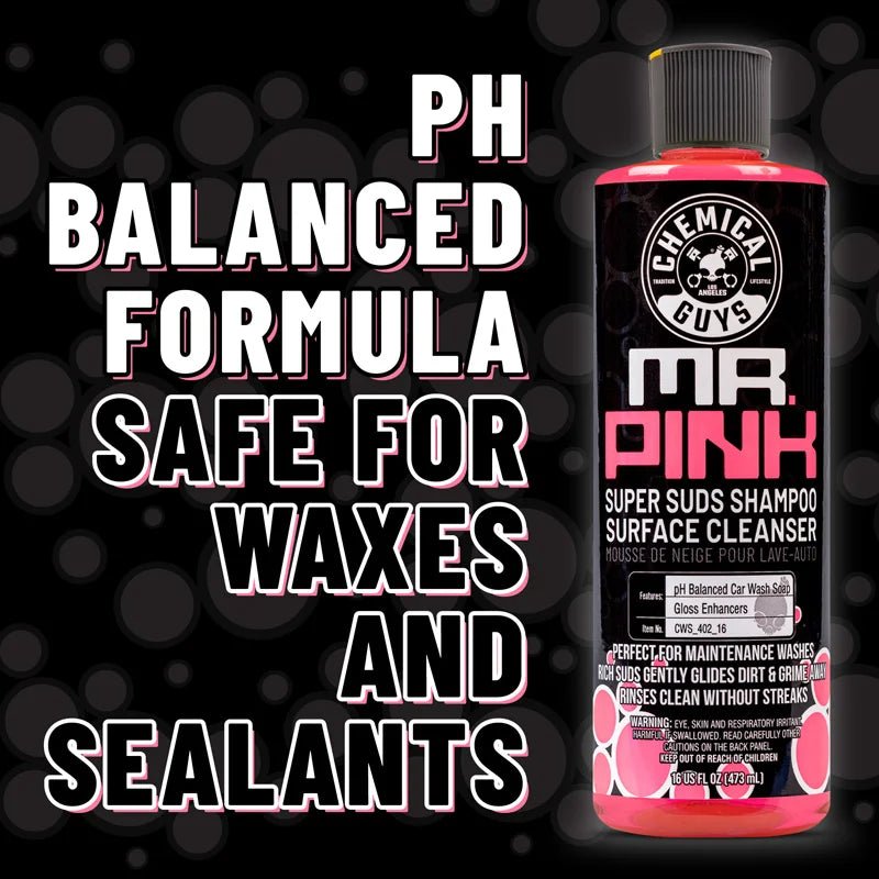Chemical Guys Mr. Pink Super Suds Shampoo & Superior Surface Cleaning Soap - De Detailshop