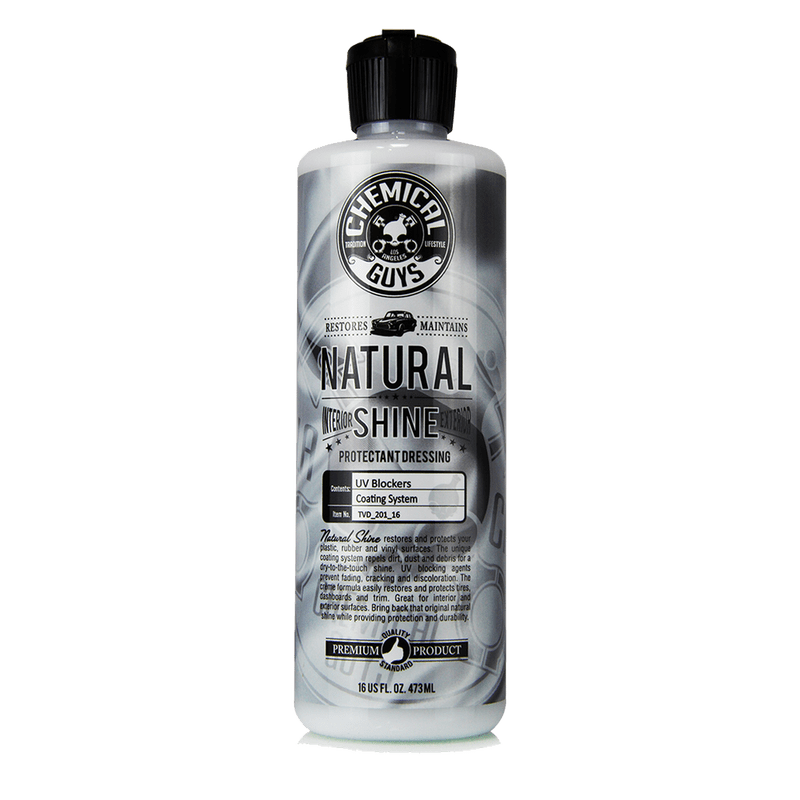 Chemical Guys Natural Shine New Look Shine Plastic, Rubber, Vinyl Dressing - De Detailshop