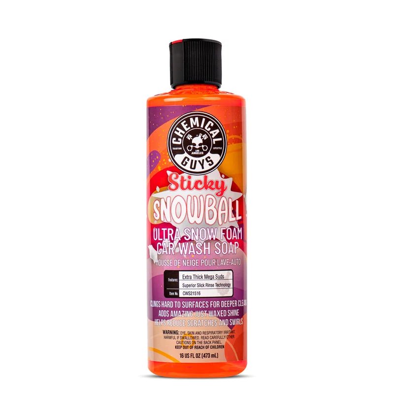 Chemical Guys Sticky Snowball Snow Foam Auto Wash - De Detailshop