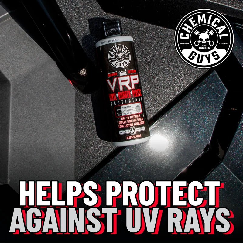Chemical Guys V.R.P. Vinyl, Rubber, Plastic Shine & Protectant - De Detailshop