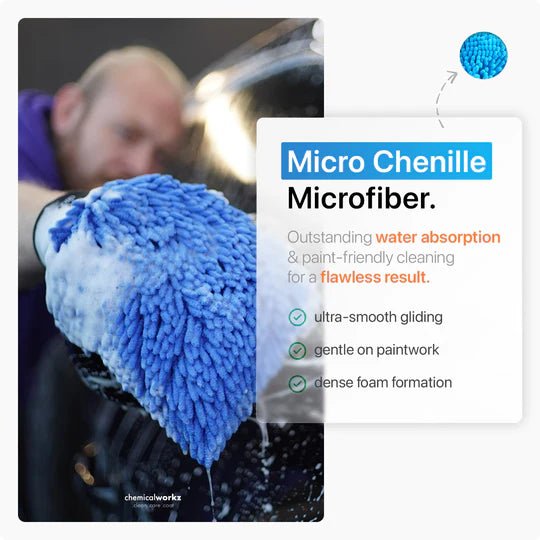 ChemicalWorkz® Chenille Washmitt detailafbeelding 4