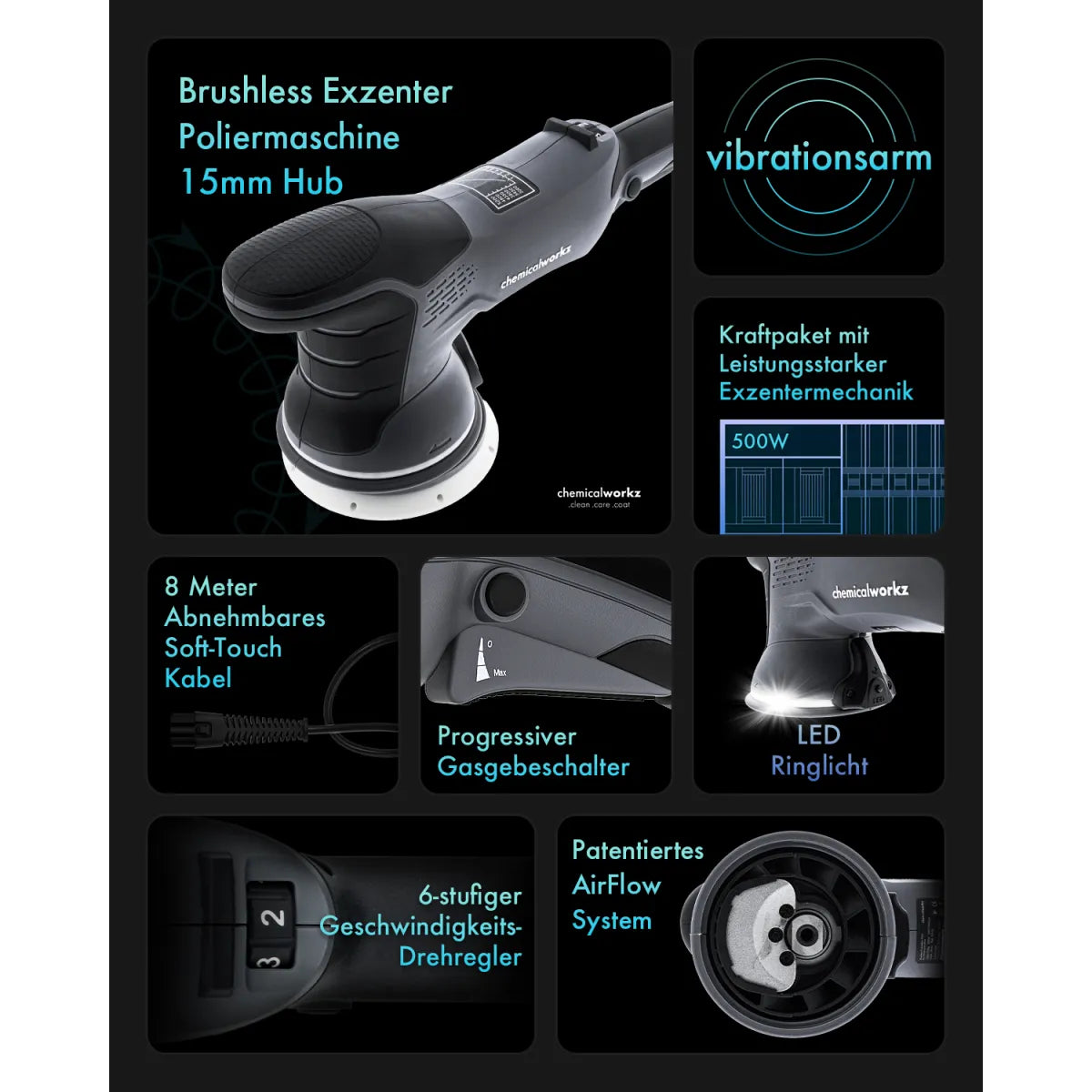 ChemicalWorkz DA15 Pro brushless Specificaties