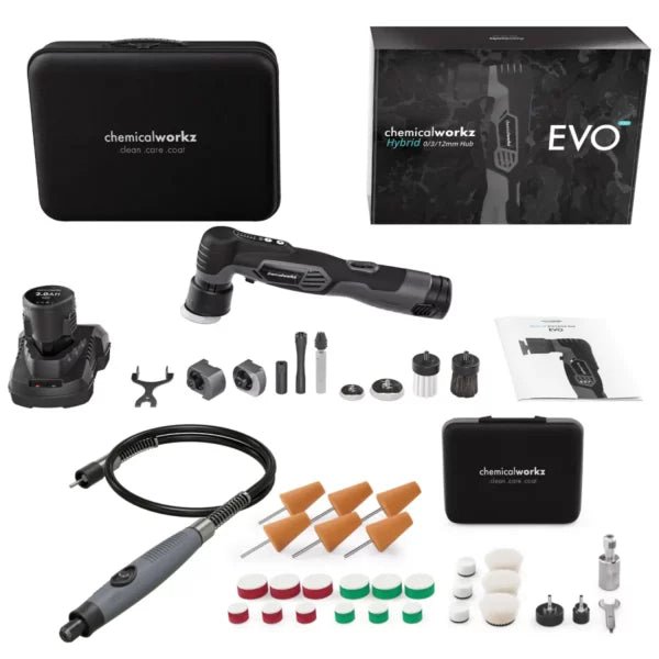 ChemicalWorkz® – EVO Mini + Polijstsysteem KIT + Draagtas - De Detailshop