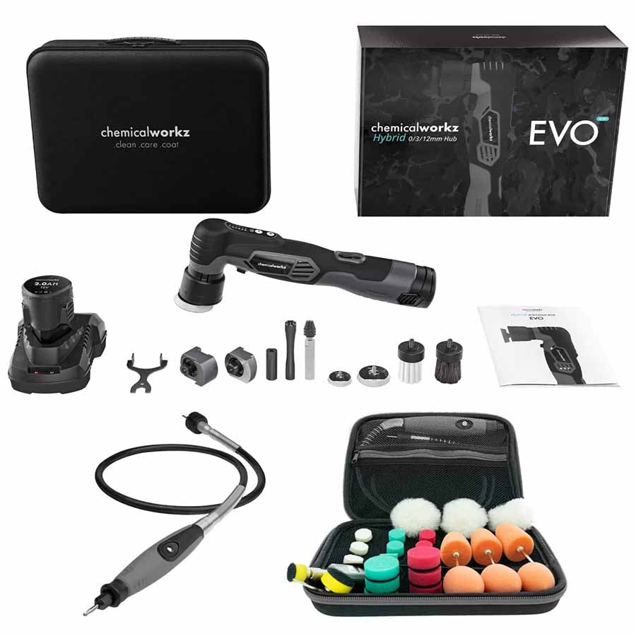 ChemicalWorkz® – EVO Mini + Polijstsysteem KIT + Draagtas - De Detailshop