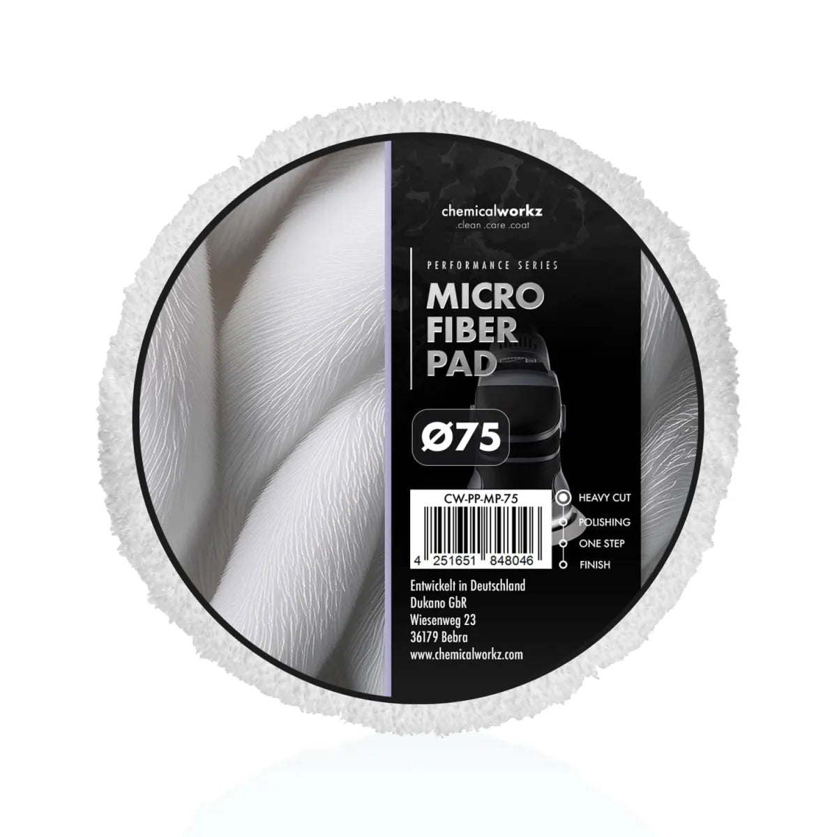 ChemicalWorkz® Microfiber Polijstpad - De Detailshop