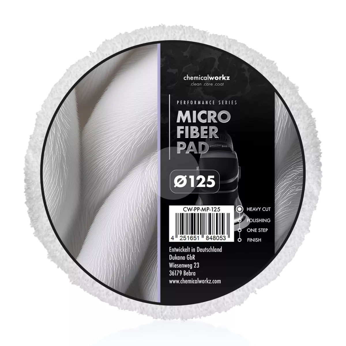 ChemicalWorkz® Microfiber Polijstpad - De Detailshop
