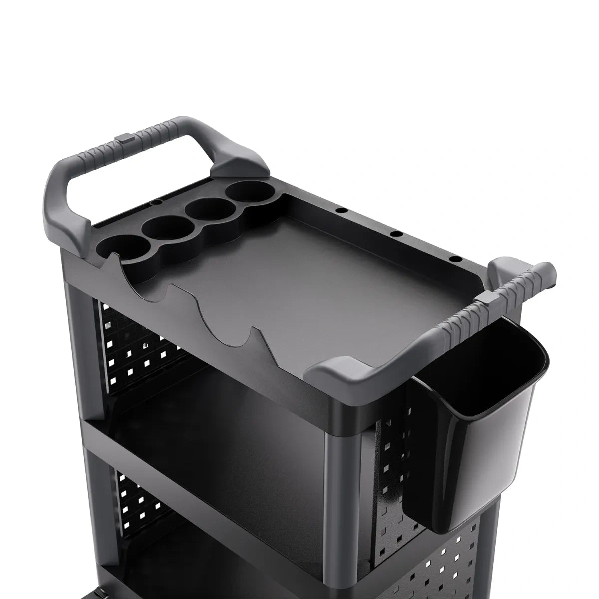 ChemicalWorkz Premium Detailing Trolley – trolley met bak schuin aanzicht