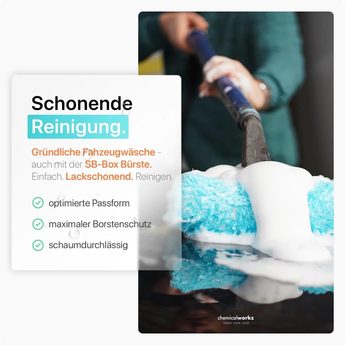 ChemicalWorkz® Wash Brush Cover V2 | Wasborstelhoes - De Detailshop