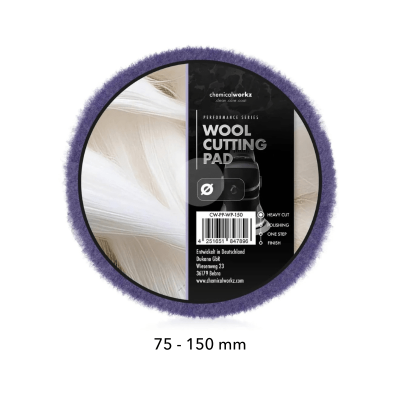 ChemicalWorkz® Wool Cutting Polijstpad - De Detailshop