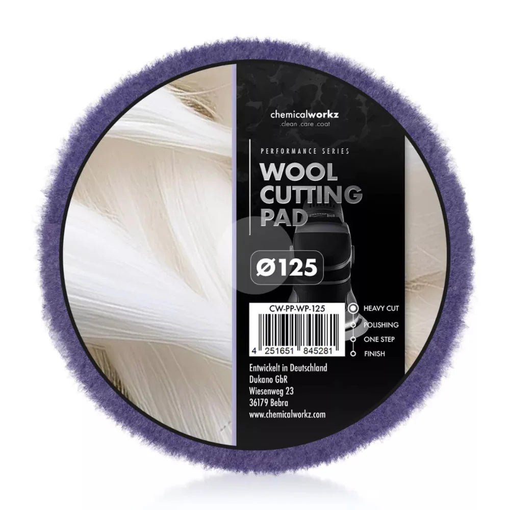 ChemicalWorkz® Wool Cutting Polijstpad - De Detailshop