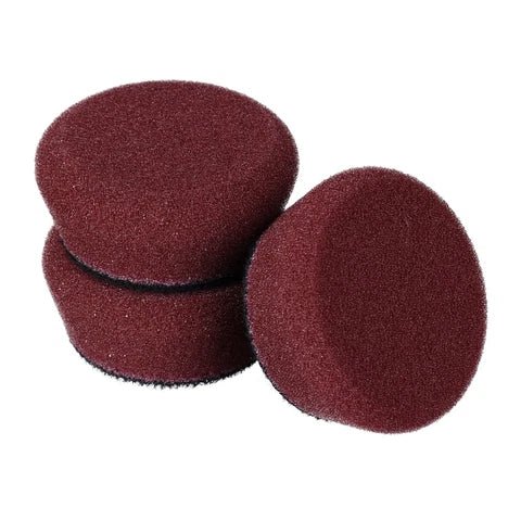 Detail Passion Therminator Medium Cut Maroon Polijstpads 30mm 3 - stuks - De Detailshop