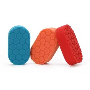 Hexagon handpolijst pad / applicator - De Detailshop