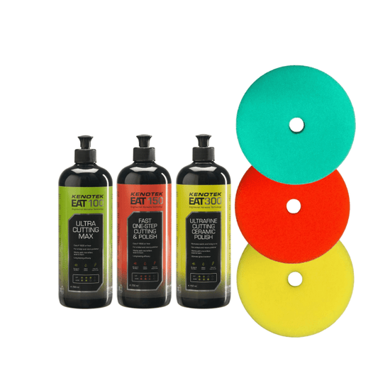 Kenotek EAT polijstset met drie flessen van 250 ml