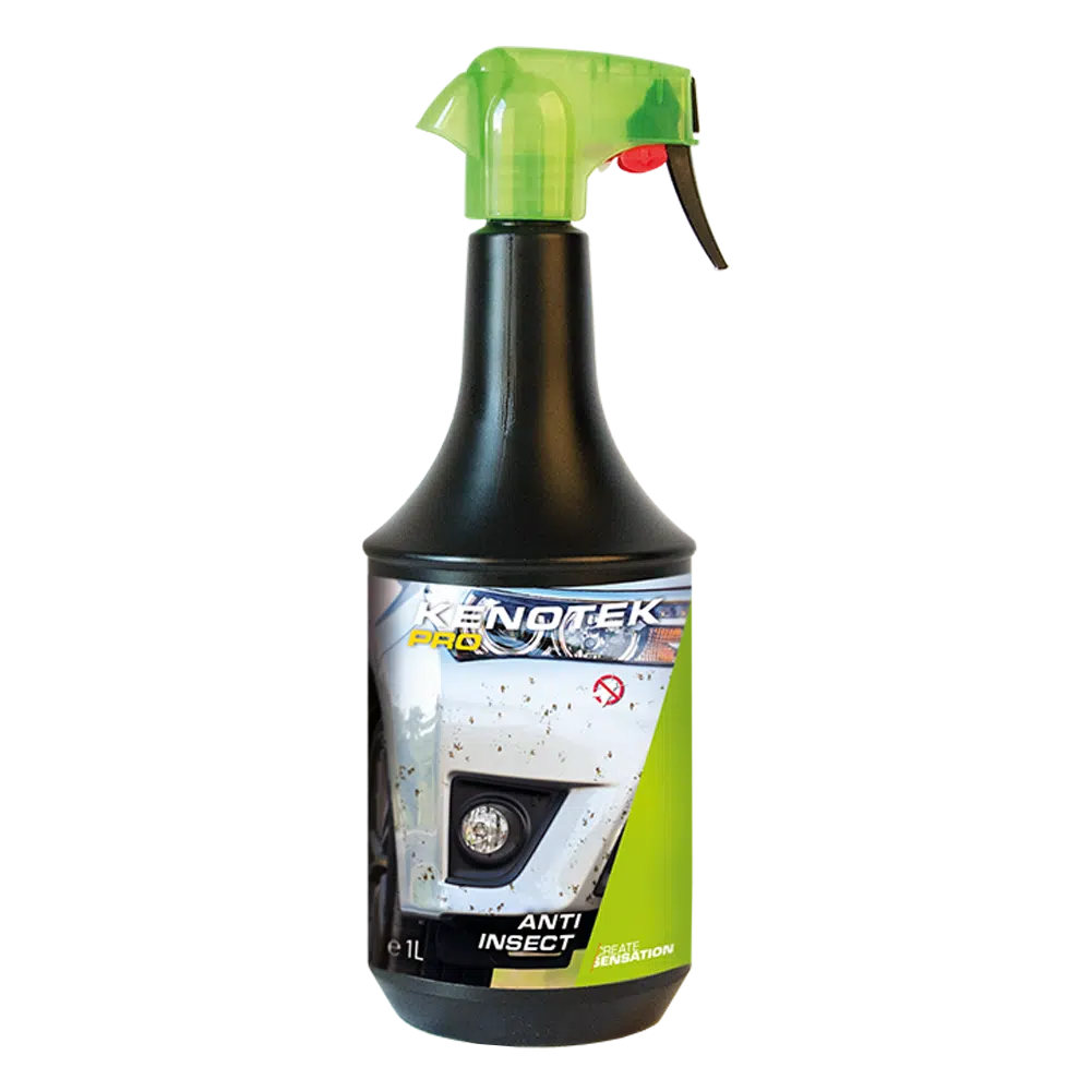 Kenotek Pro Anti Insect 1000ml fles – krachtige insectenverwijderaar voor auto’s