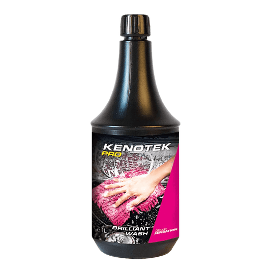 Kenotek Pro Briljant Wash autoshampoo in zwarte fles