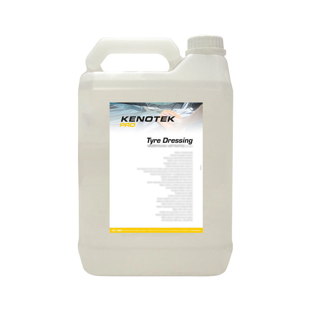 Kenotek Pro Tyre & Plastic Gloss 5L jerrycan