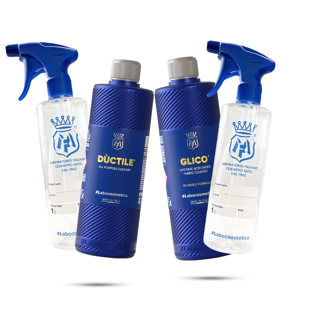 Labocosmetica 2pH Interior Set met DÙCTILE, GLICO en twee 500ml sprayflessen