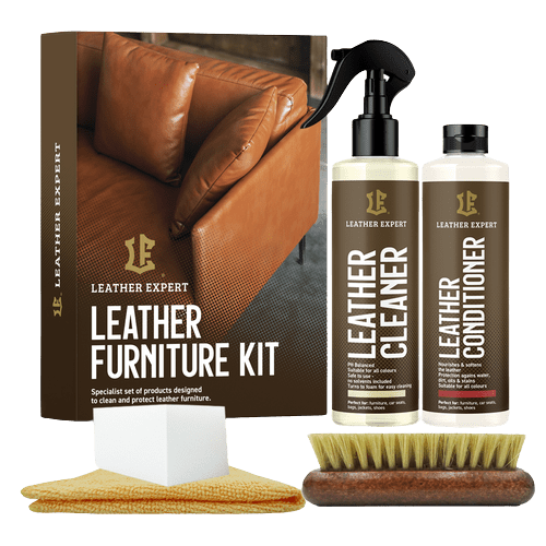 Leather Expert verzorgingsset voor lederen meubels