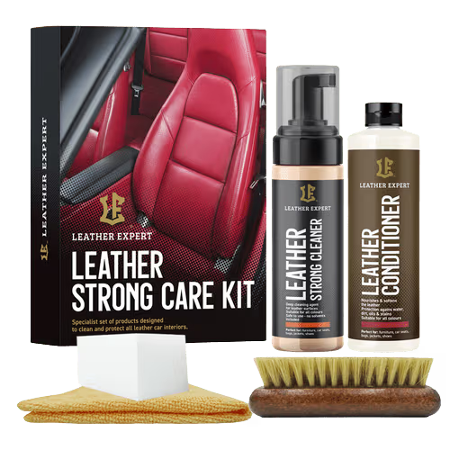 Leather Expert Strong Care Kit voor lederonderhoud