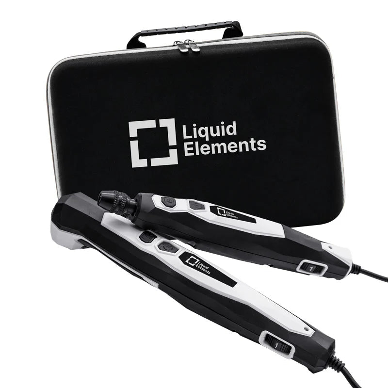 Liquid Elements A800 en Pico mini accu-polijstmachines als complete set