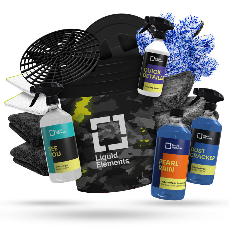 Liquid Elemundts autowas-set mit Camo wasemmer All-in-One