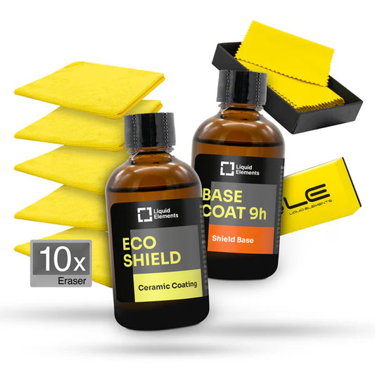 Liquid Elements Eco Shield coatingset met coating, applicator en doeken