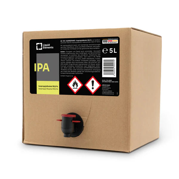 Liquid Elements IPA Isopropanol (99%) Lakreiniger detailafbeelding 3