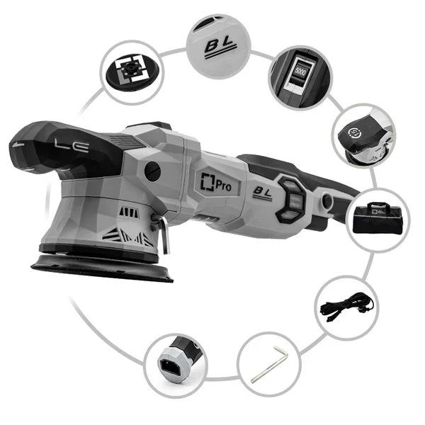 Liquid Elemundts T4500 Pro Exzundterpoliermaschine mit kundmerkund und accessoires