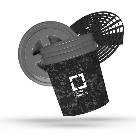 Liquid Elements wasemmer van 20 liter met Forged Carbon motief