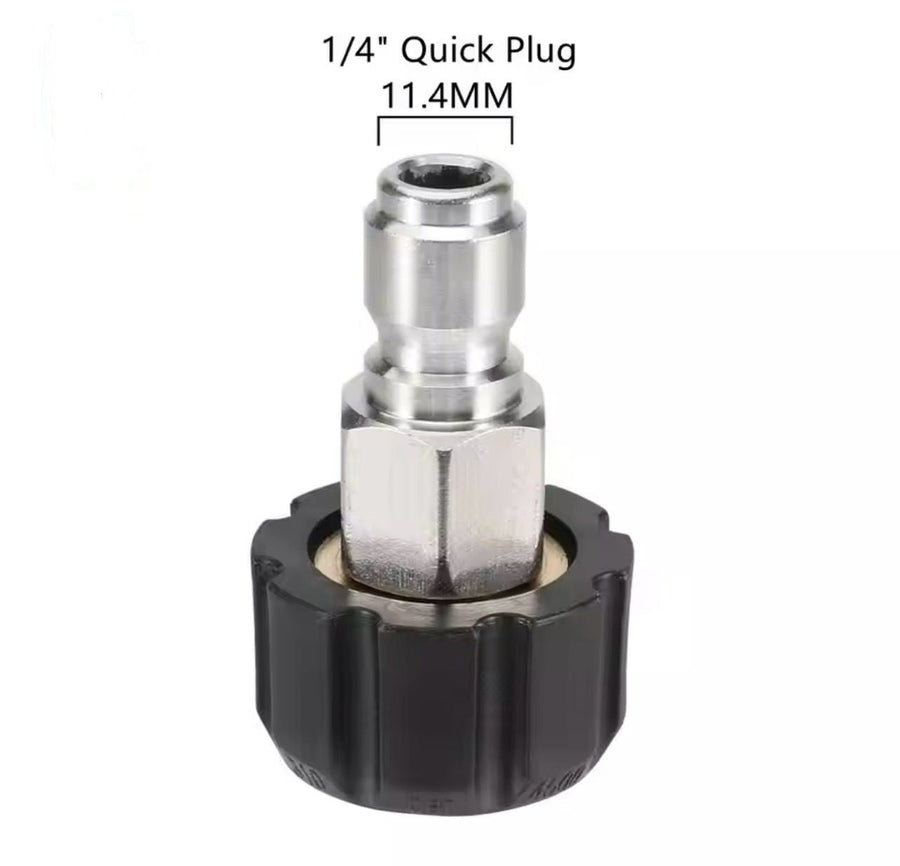 M22 Draaikoppeling – 1/4″ QC Insteeknippel - De Detailshop