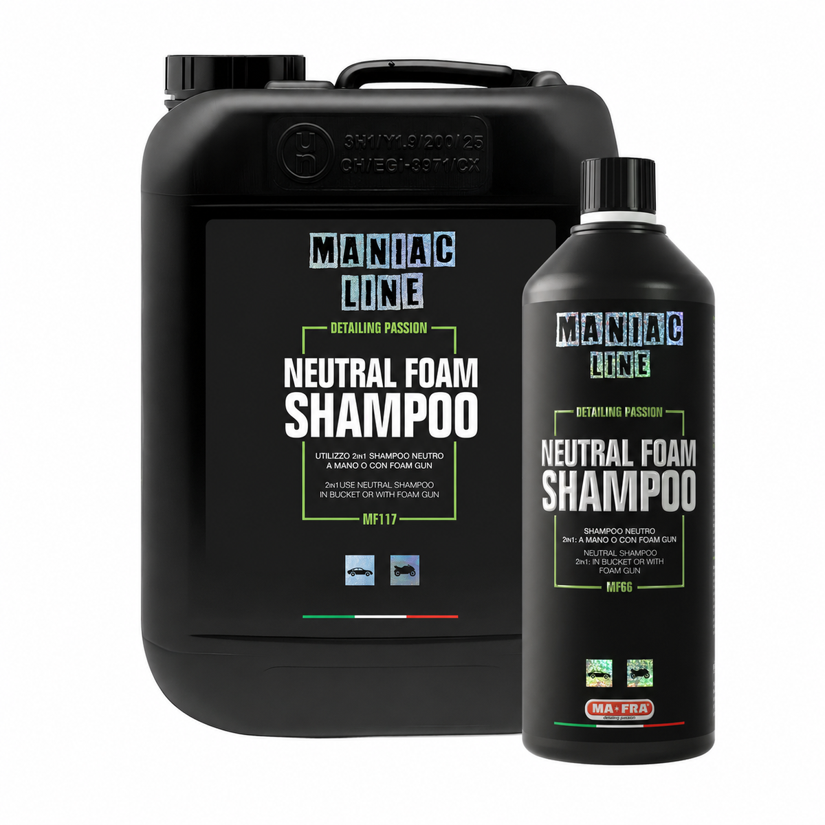 Maniac Line Neutral Foam Shampoo 1000 ml pH-neutrale autoshampoo