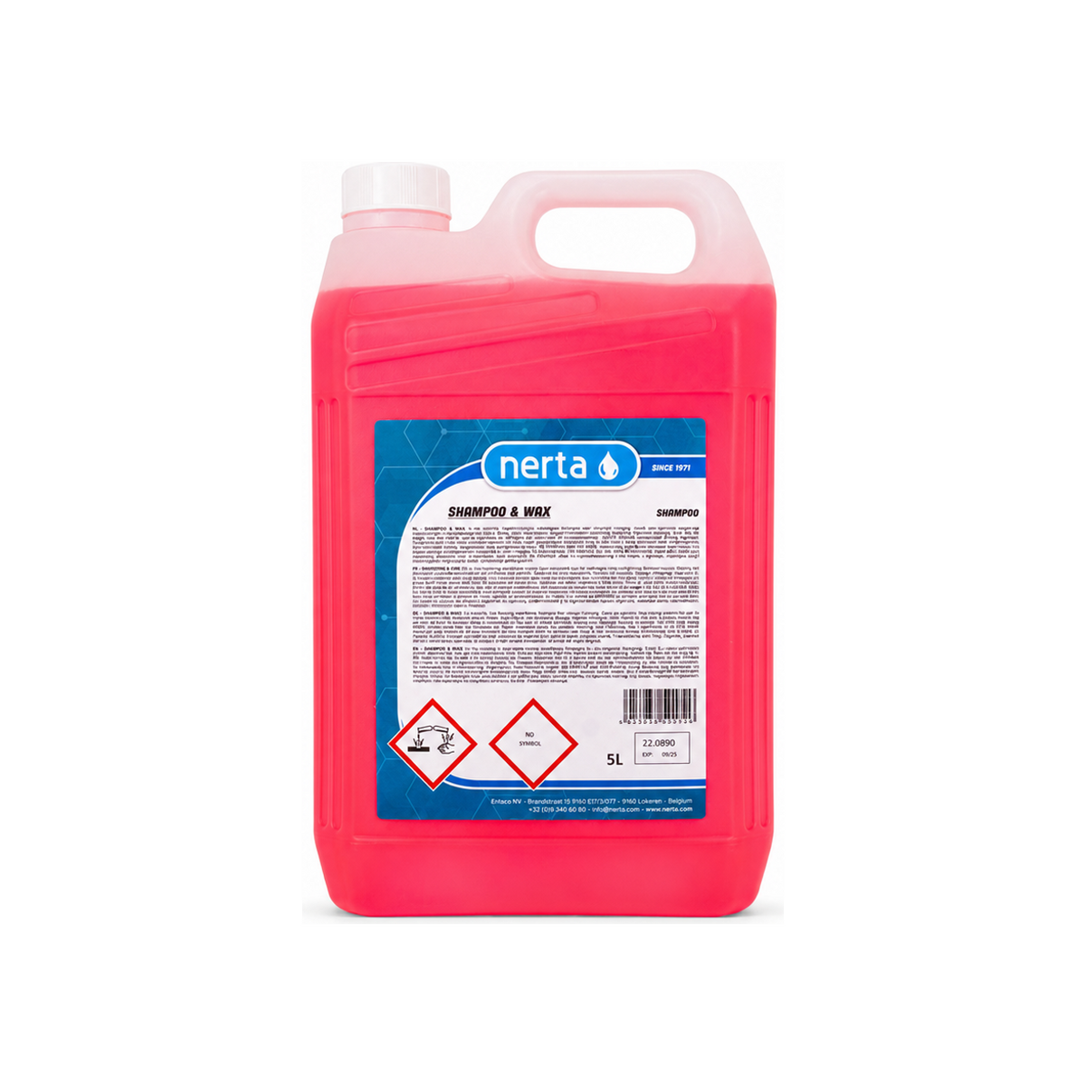 Nerta Shampoo & Wax | Autoshampoo mit Wachs 5 Liter 5L